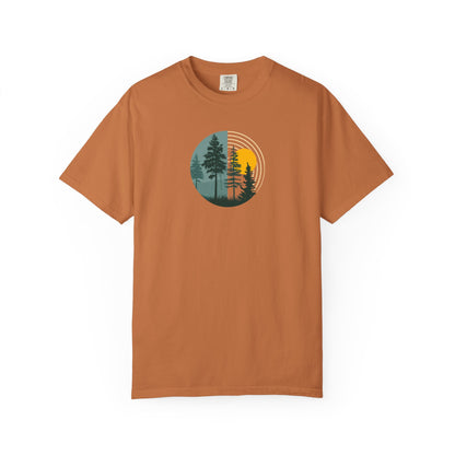 Nature Sunset Unisex Garment-Dyed T-Shirt