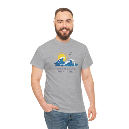 Heart As Wild As The Atlantic Unisex Tee, Ocean Lover T-Shirt