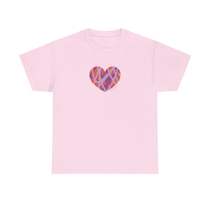Colorful Heart Unisex Tee - Perfect for Love & Friendship #HeartsInMotion