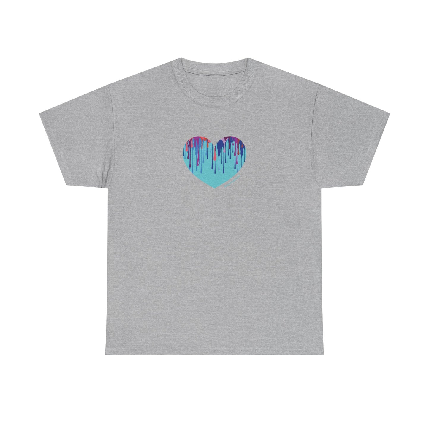 Dripping Heart Graphic Unisex - Perfect for Casual Wear - #HeartsInMotion