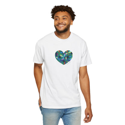 Colourful Heart T-Shirt, Gift for Her, Heart Design T-Shirt, #HeartsInMotion