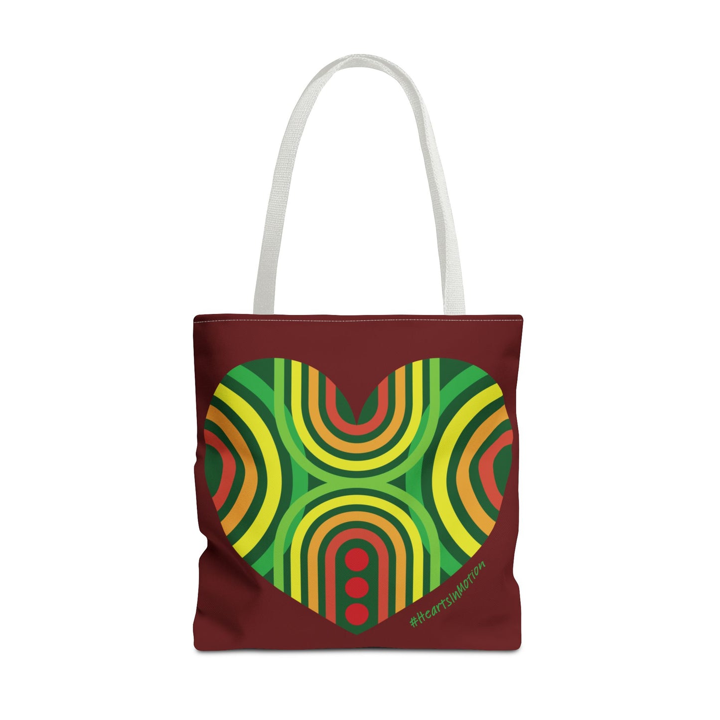 Colourful Love Heart Tote Bag - Perfect for Everyday Use - #HeartsInMotion