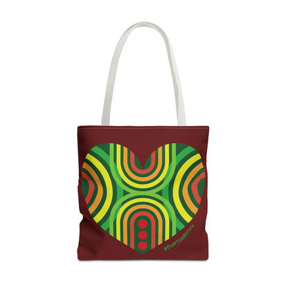 Colourful Love Heart Tote Bag - Perfect for Everyday Use - #HeartsInMotion