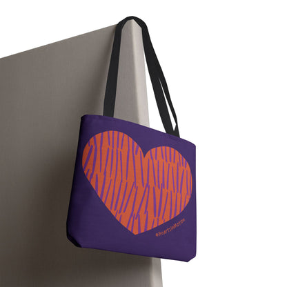Heart Pattern Tote Bag - #HeartsInotion