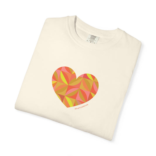 Heart Pattern Unisex Garment-Dyed T-Shirt | #HeartsInMotion