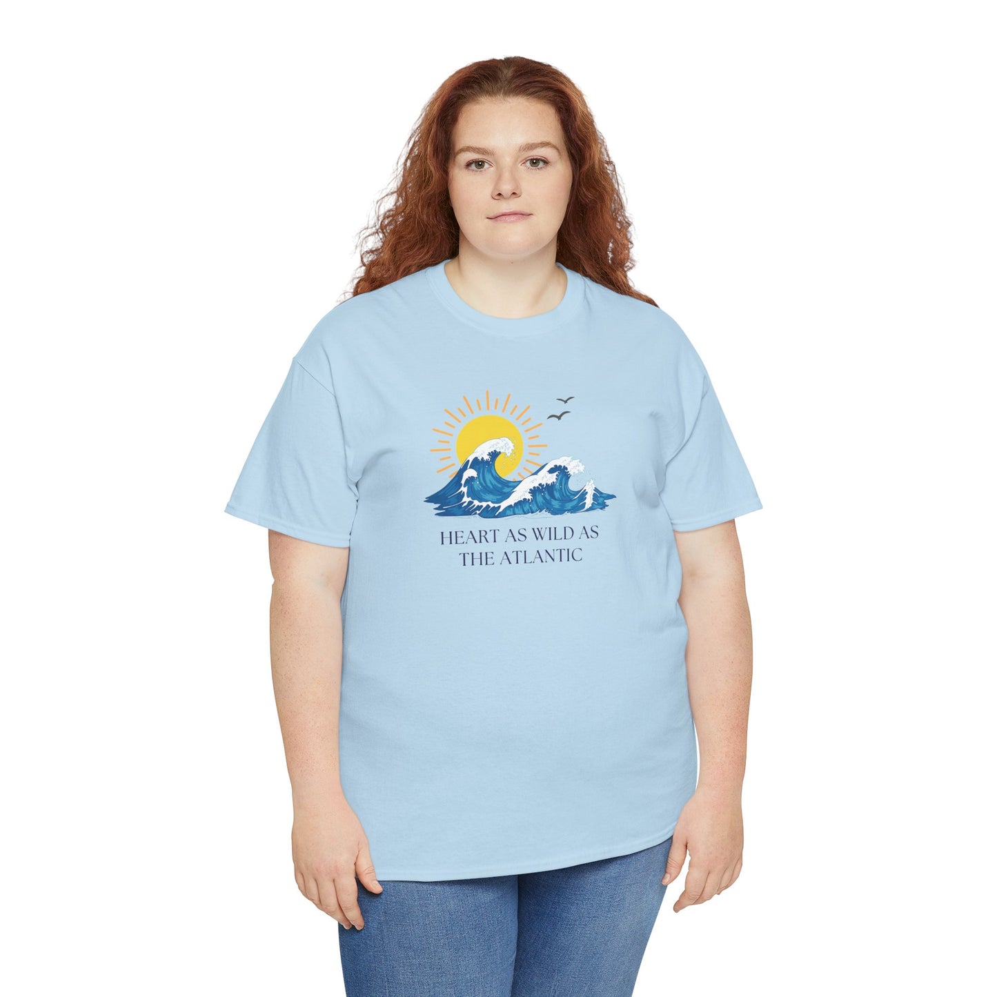 Heart As Wild As The Atlantic Unisex Tee, Ocean Lover T-Shirt