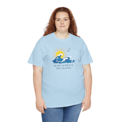 Heart As Wild As The Atlantic Unisex Tee, Ocean Lover T-Shirt