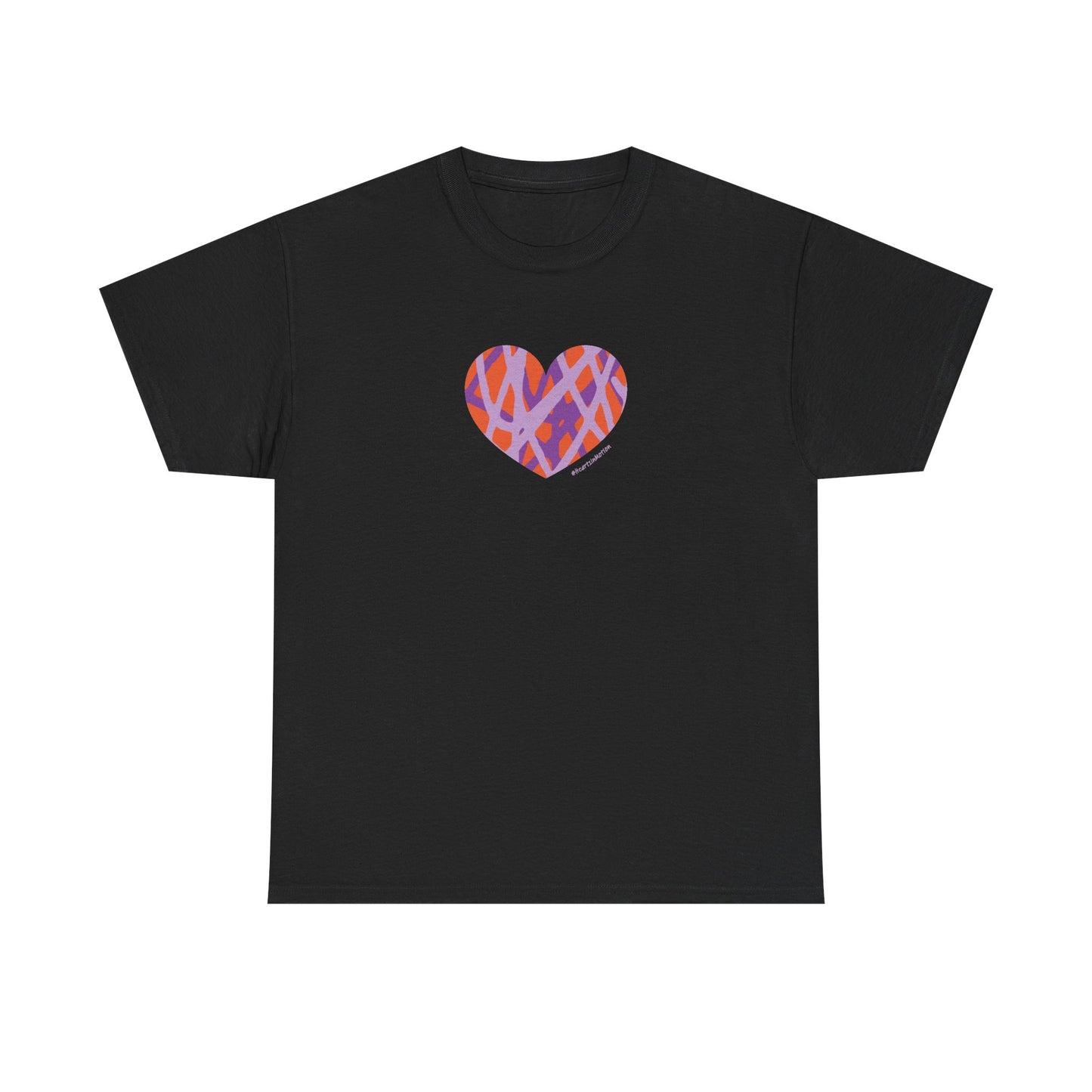 Colorful Heart Unisex Tee - Perfect for Love & Friendship #HeartsInMotion