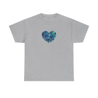 Colourful Heart Unisex Cotton Tee, Casual Wear, #HeartsInMotion