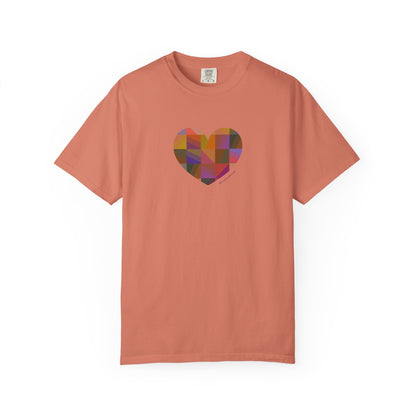 Colourful Heart Unisex T-Shirt - Perfect for Love - #HeartsInMotion