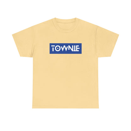 Unisex Heavy Cotton Tee with 'TOWNIE' Print - Casual Style for Everyday Wear