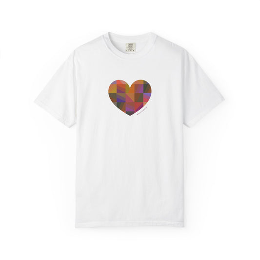 Colourful Heart Unisex T-Shirt - Perfect for Love - #HeartsInMotion