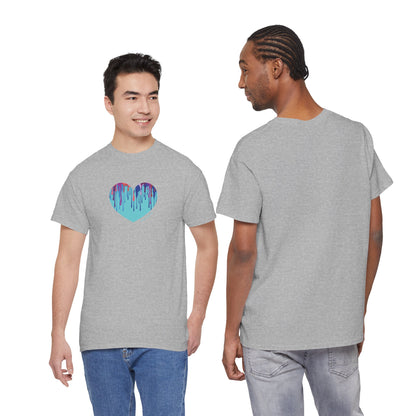 Dripping Heart Graphic Unisex - Perfect for Casual Wear - #HeartsInMotion