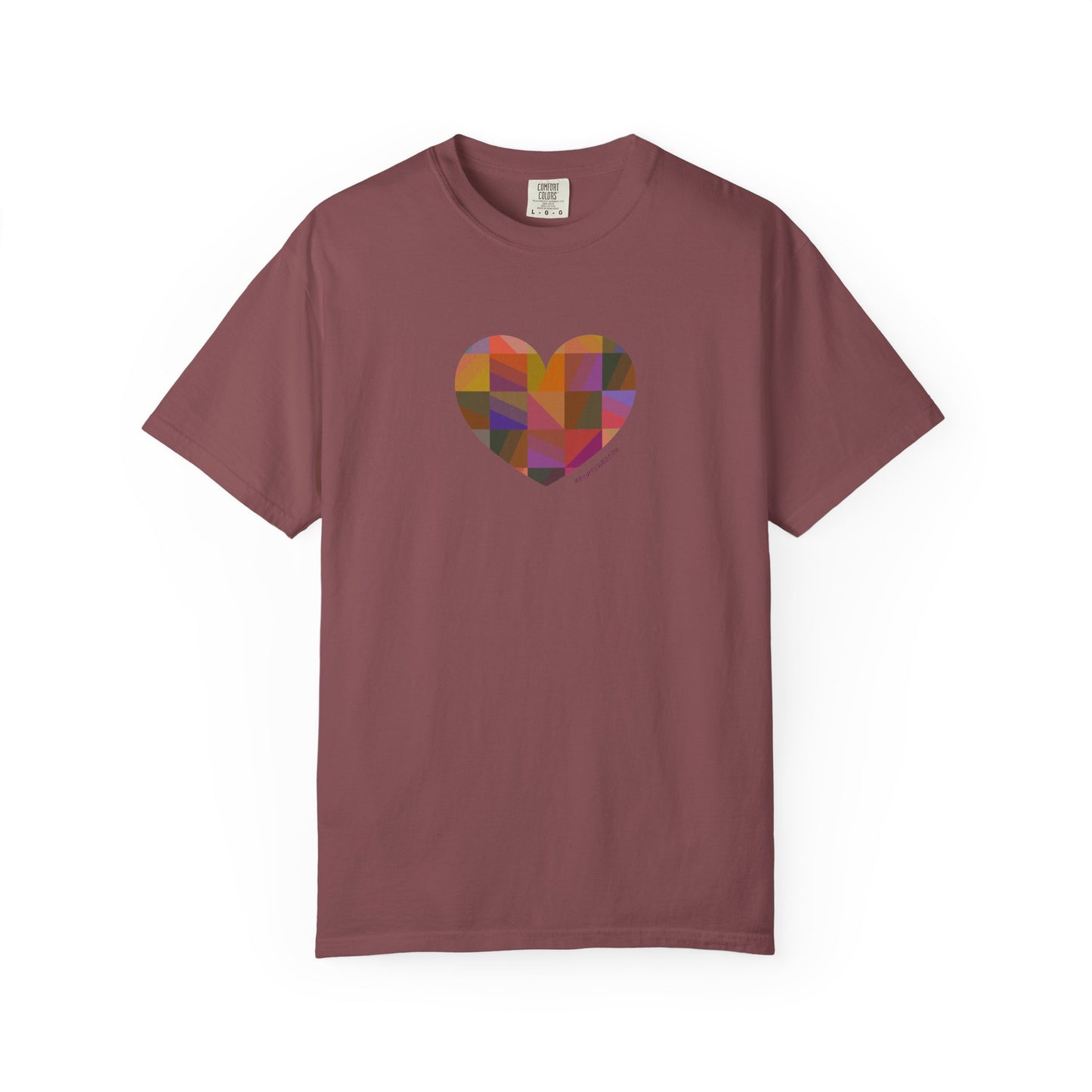 Colourful Heart Unisex T-Shirt - Perfect for Love - #HeartsInMotion