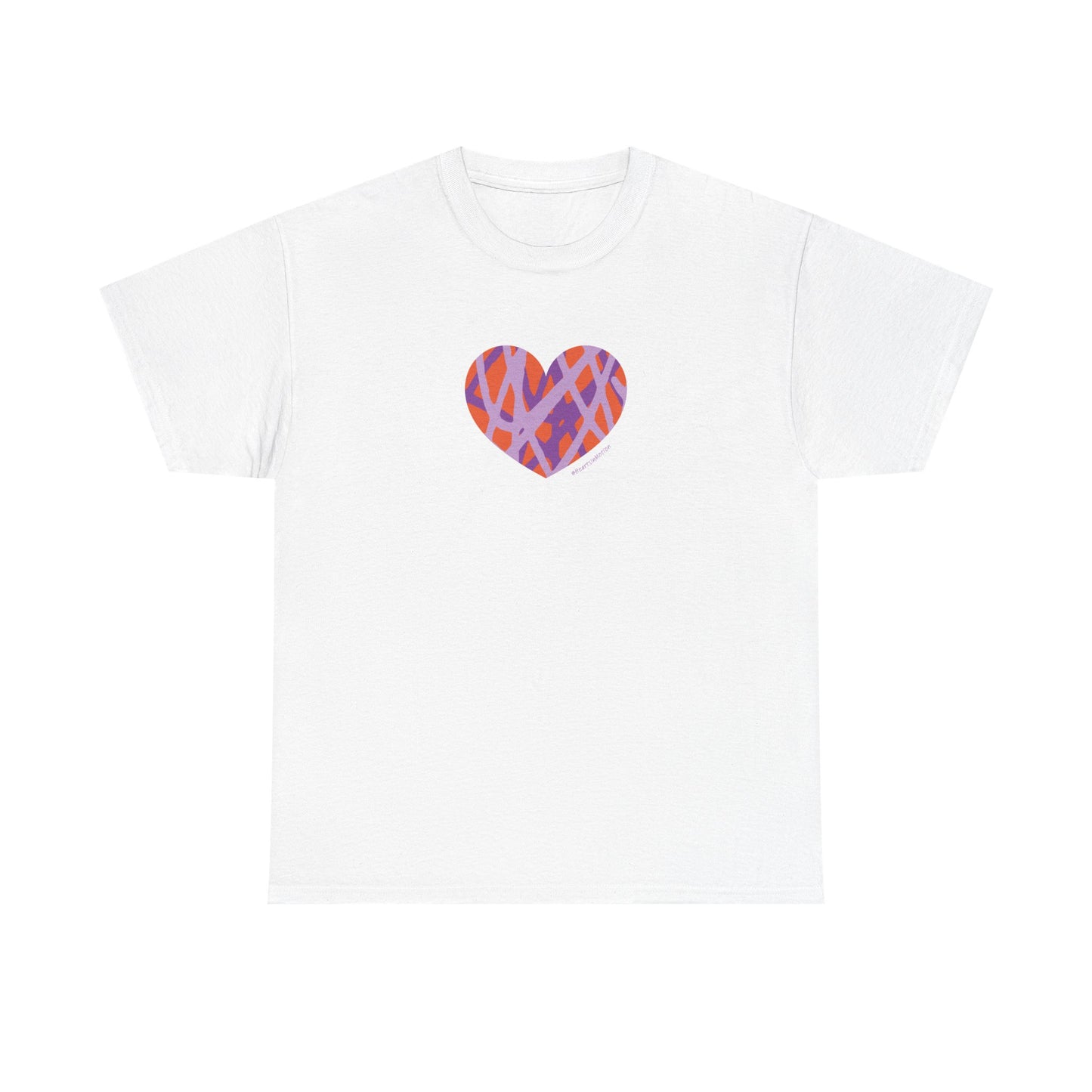 Colorful Heart Unisex Tee - Perfect for Love & Friendship #HeartsInMotion
