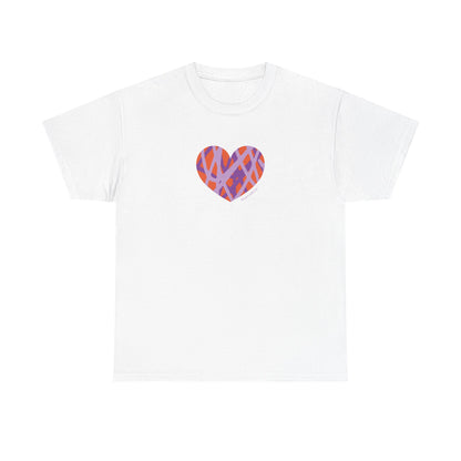 Colorful Heart Unisex Tee - Perfect for Love & Friendship #HeartsInMotion