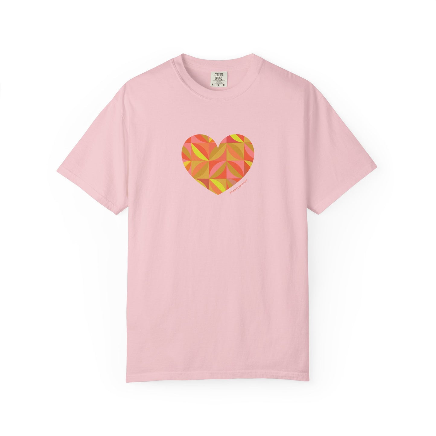 Heart Pattern Unisex Garment-Dyed T-Shirt | #HeartsInMotion