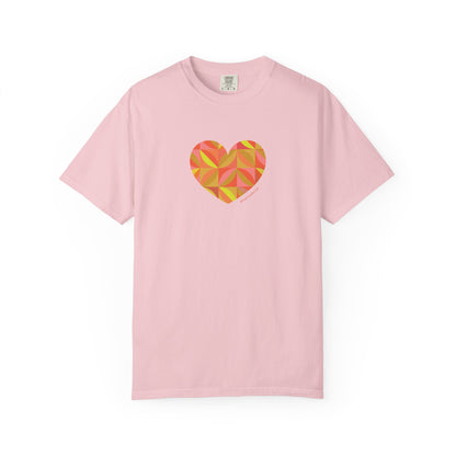 Heart Pattern Unisex Garment-Dyed T-Shirt | #HeartsInMotion