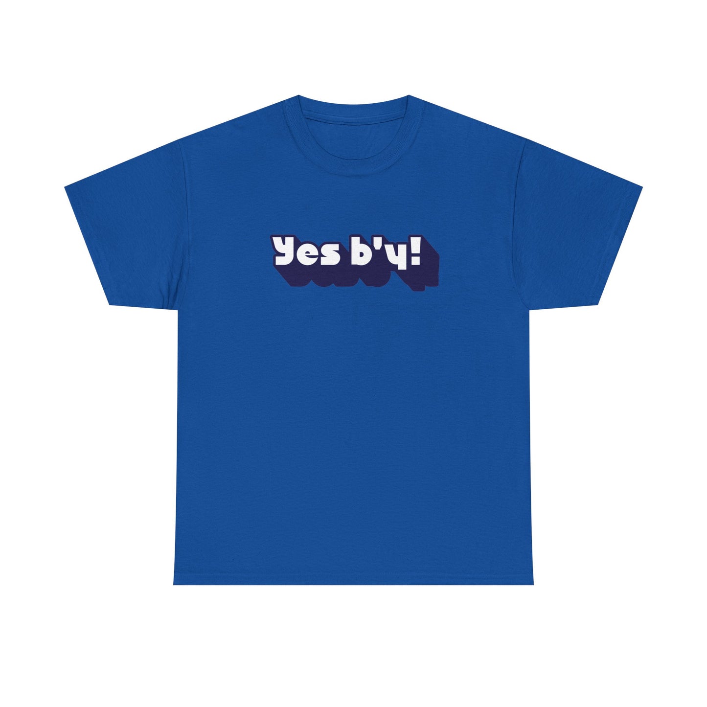 Yes b'y! Unisex Heavy Cotton Tee | Casual Shirt, Gift for Friends, Fun T-shirt
