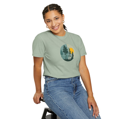 Nature Sunset Unisex Garment-Dyed T-Shirt