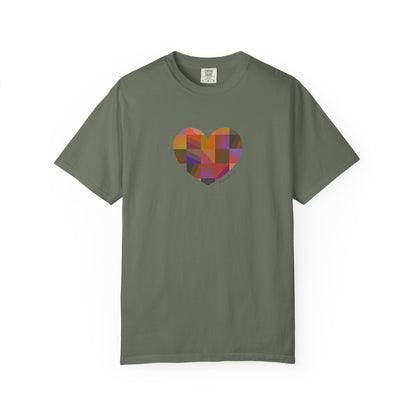 Colourful Heart Unisex T-Shirt - Perfect for Love - #HeartsInMotion