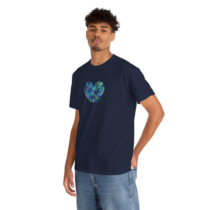 Colourful Heart Unisex Cotton Tee, Casual Wear, #HeartsInMotion