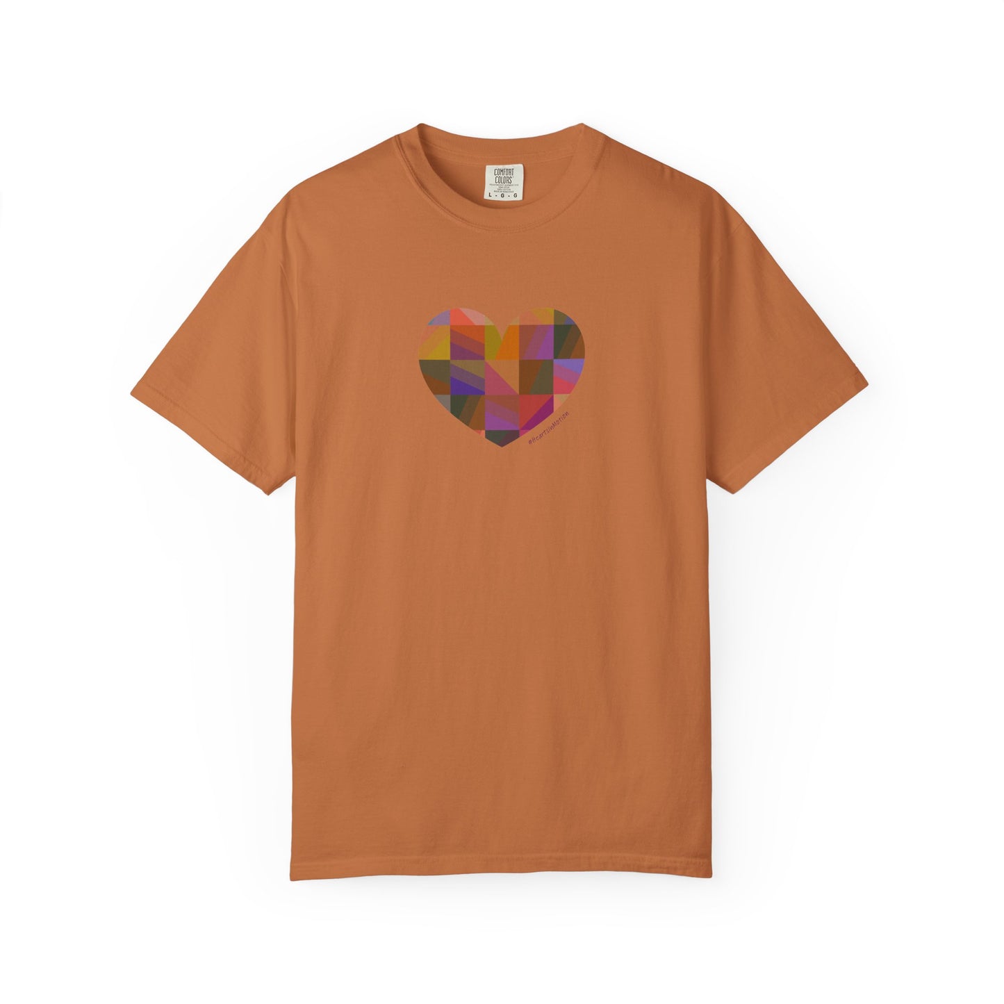 Colourful Heart Unisex T-Shirt - Perfect for Love - #HeartsInMotion