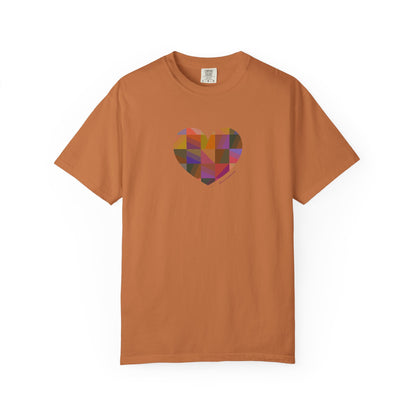 Colourful Heart Unisex T-Shirt - Perfect for Love - #HeartsInMotion