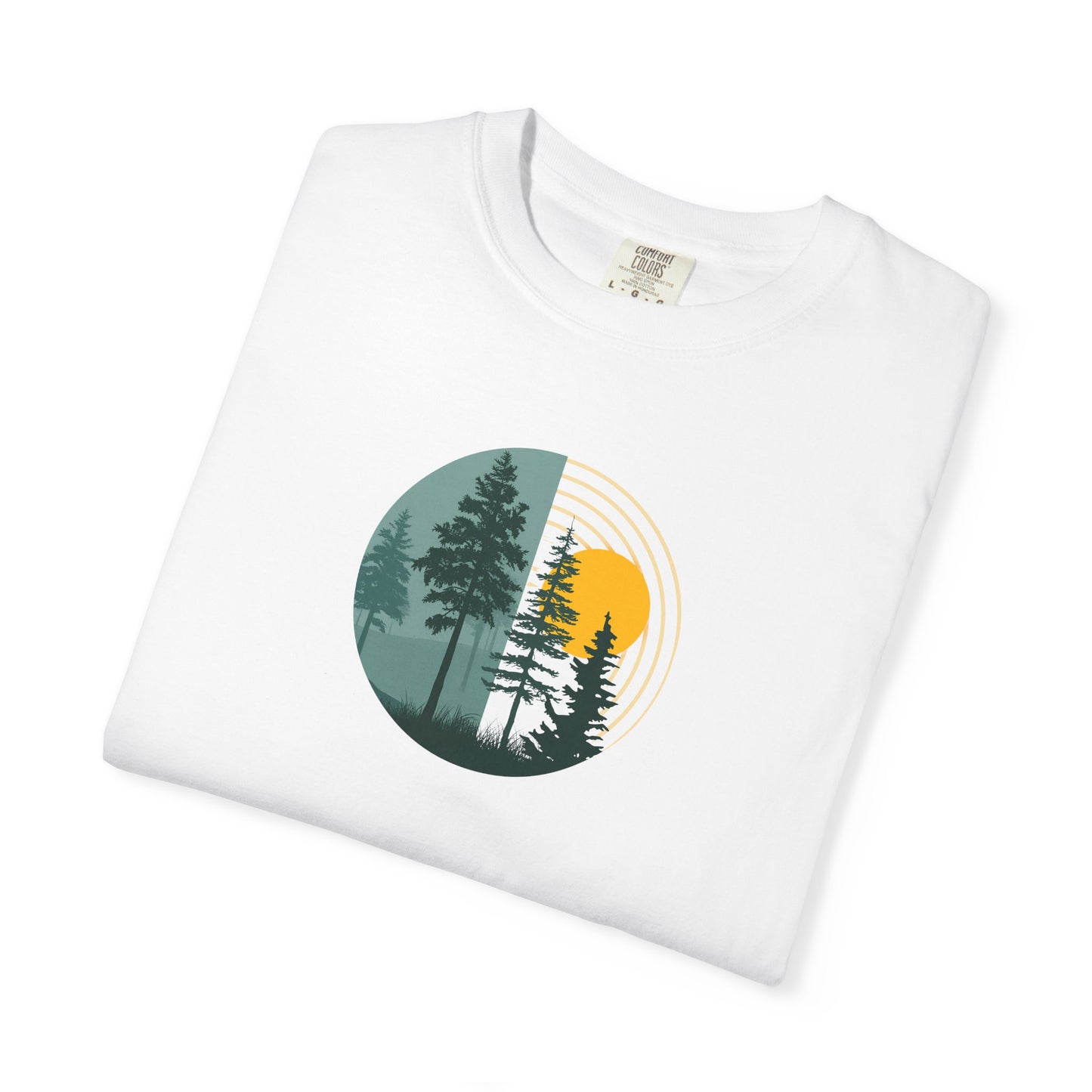 Nature Sunset Unisex Garment-Dyed T-Shirt
