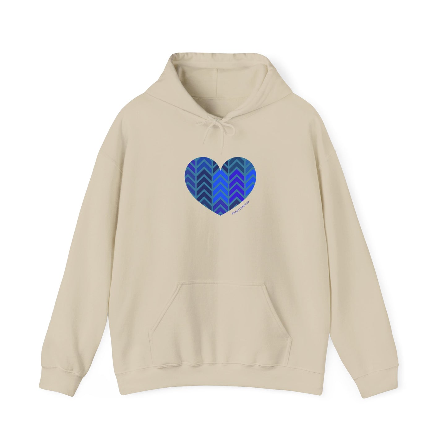 Cozy Heart Patterned Hoodie for Comfort and Style - #HeartsInMotion