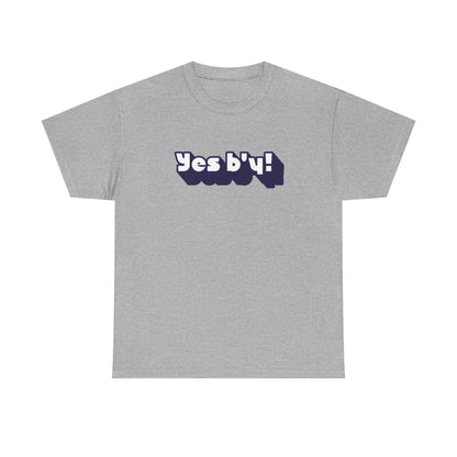 Yes b'y! Unisex Heavy Cotton Tee | Casual Shirt, Gift for Friends, Fun T-shirt