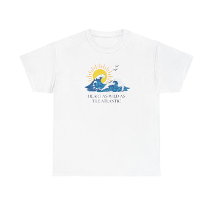 Heart As Wild As The Atlantic Unisex Tee, Ocean Lover T-Shirt