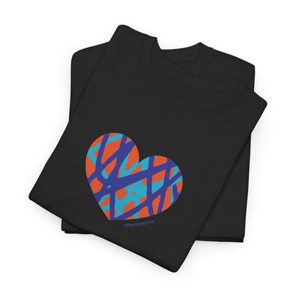 Bold Heart - Unisex Heavy Cotton Tee - #HeartsInMotion