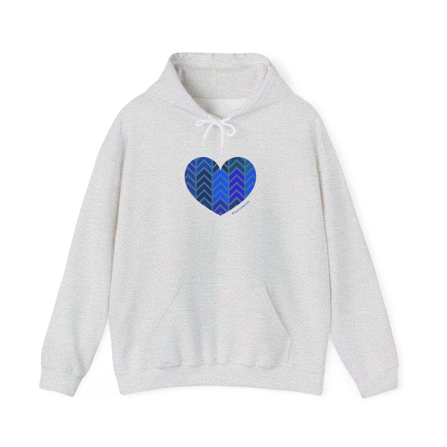 Cozy Heart Patterned Hoodie for Comfort and Style - #HeartsInMotion