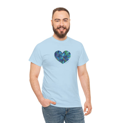 Colourful Heart Unisex Cotton Tee, Casual Wear, #HeartsInMotion
