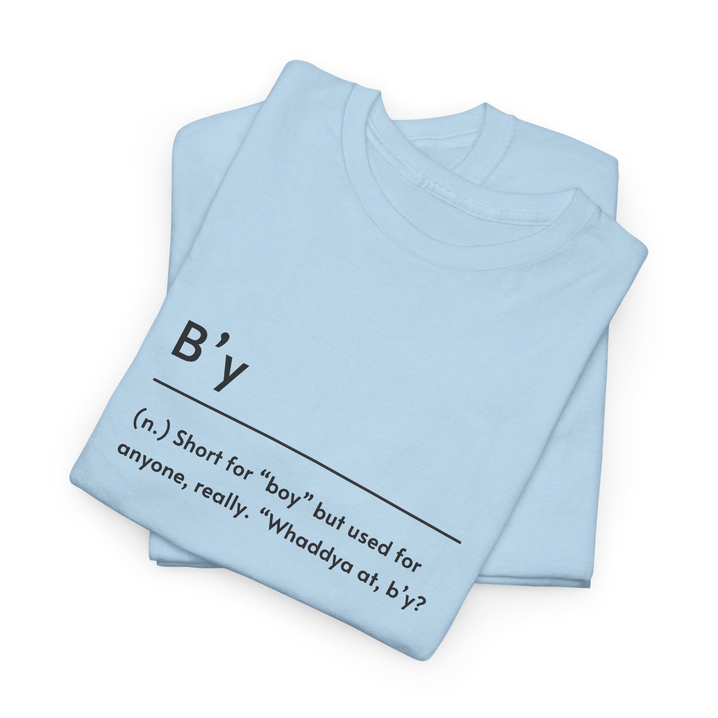 Unisex Heavy Cotton Tee - B'y Tee, Casual Wear, Gift for Him/Her, Street Style