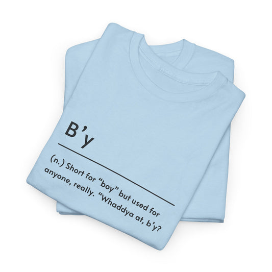Unisex Heavy Cotton Tee - B'y Tee, Casual Wear, Gift for Him/Her, Street Style