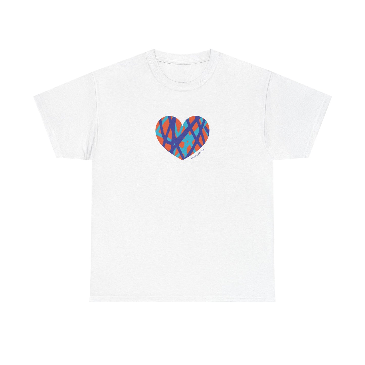Bold Heart - Unisex Heavy Cotton Tee - #HeartsInMotion
