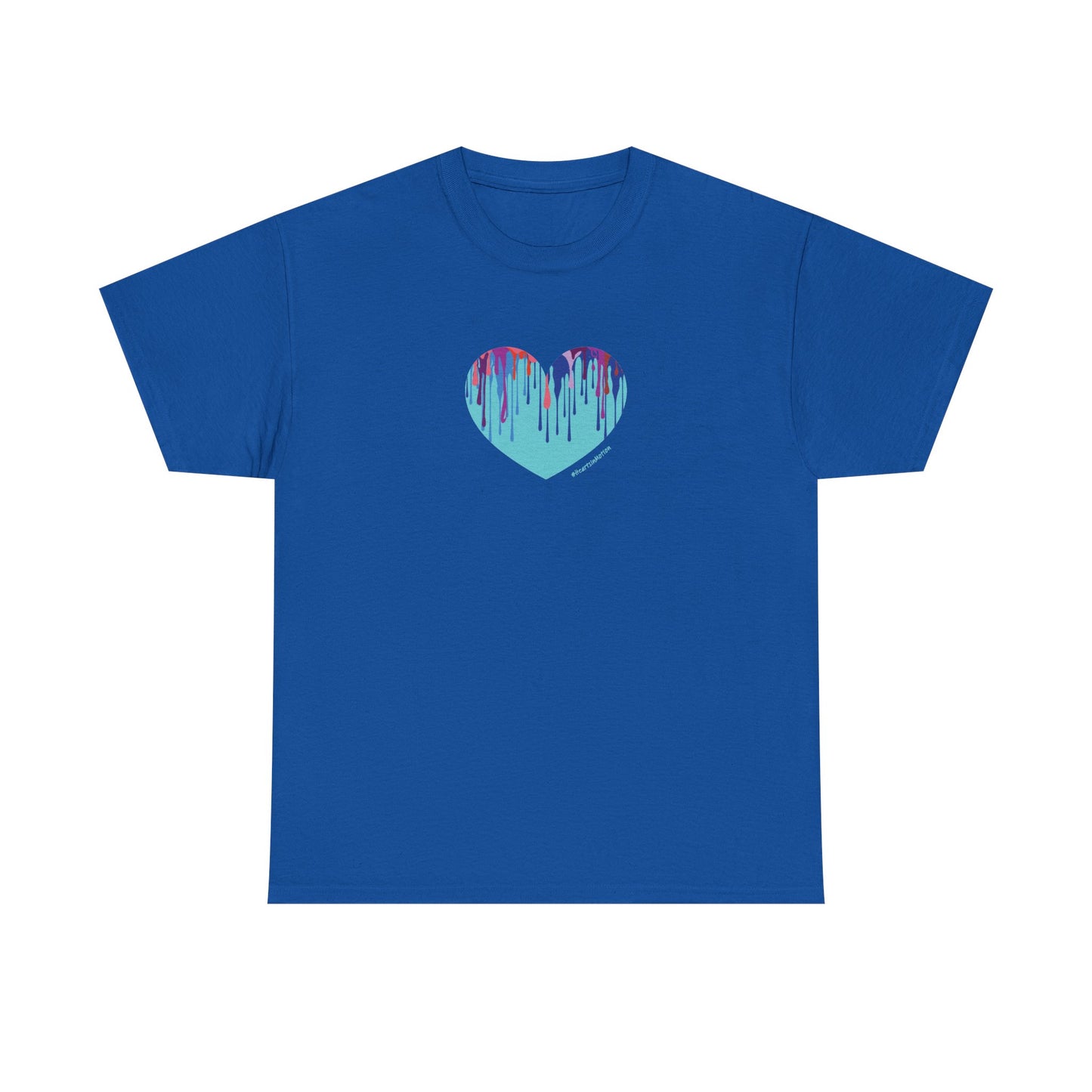 Dripping Heart Graphic Unisex - Perfect for Casual Wear - #HeartsInMotion
