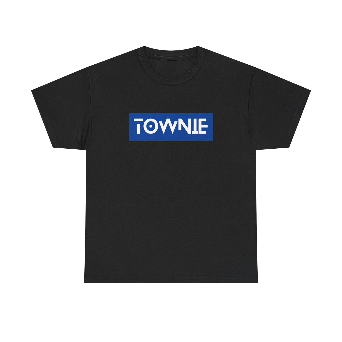 Unisex Heavy Cotton Tee with 'TOWNIE' Print - Casual Style for Everyday Wear