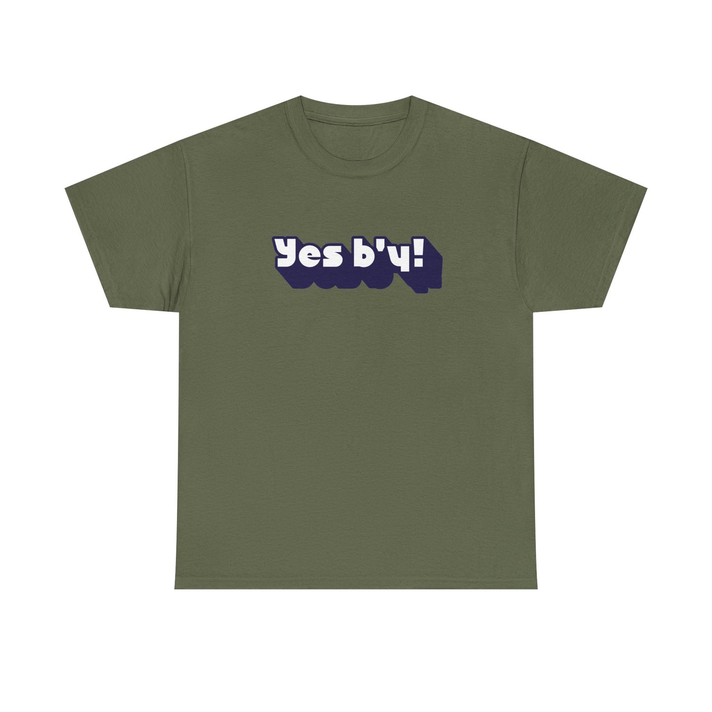 Yes b'y! Unisex Heavy Cotton Tee | Casual Shirt, Gift for Friends, Fun T-shirt