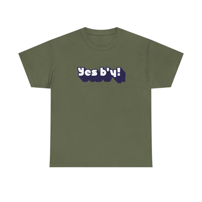 Yes b'y! Unisex Heavy Cotton Tee | Casual Shirt, Gift for Friends, Fun T-shirt