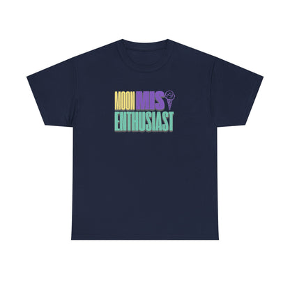 Moon Mist Enthusiast Unisex Heavy Cotton Tee, Graphic Shirt, Ice Cream Lovers
