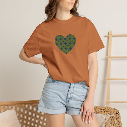 Eco-Friendly Heart Pattern Unisex T-Shirt - #HeartsInMotion