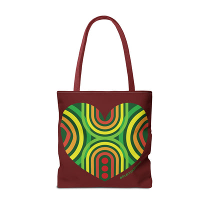 Colourful Love Heart Tote Bag - Perfect for Everyday Use - #HeartsInMotion