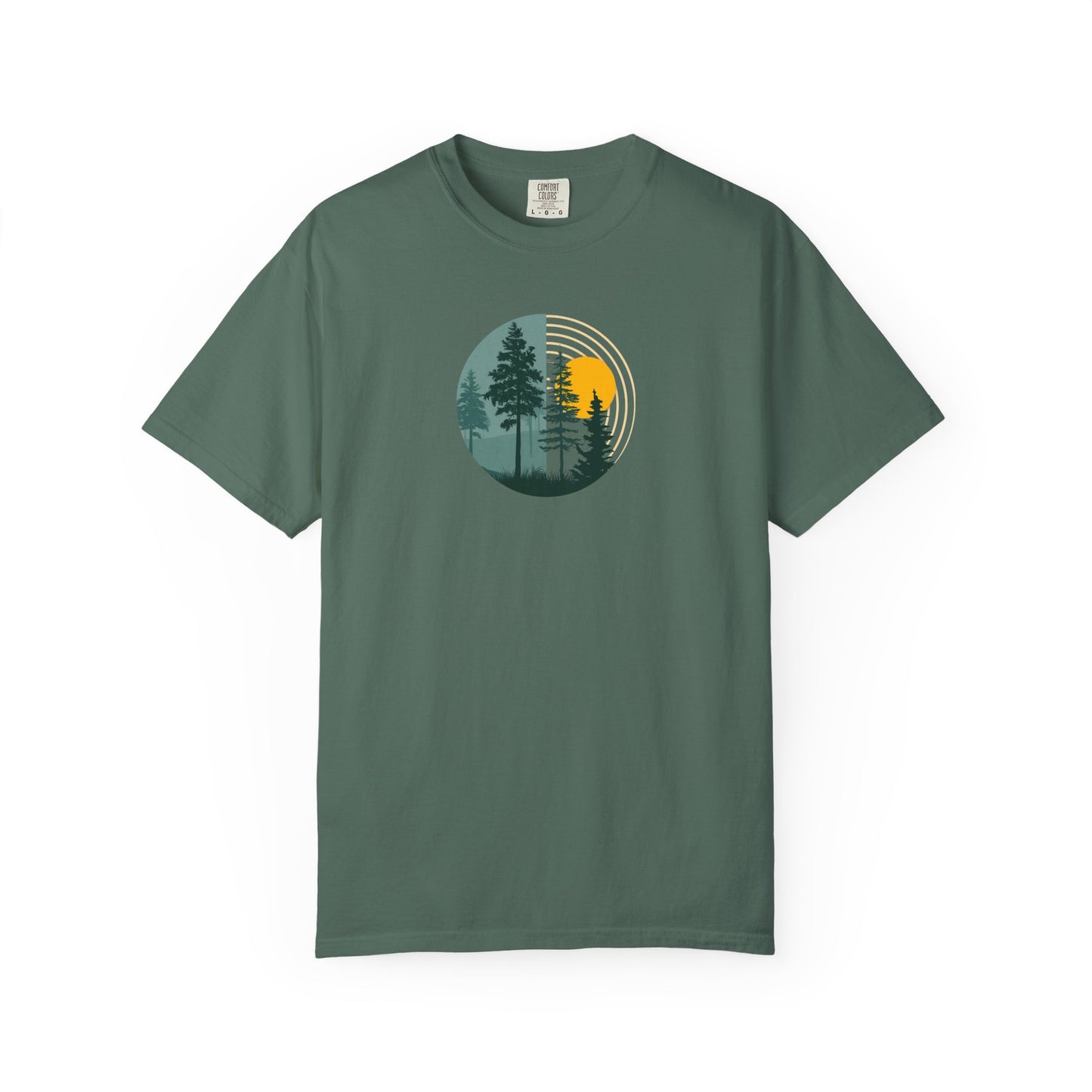 Nature Sunset Unisex Garment-Dyed T-Shirt
