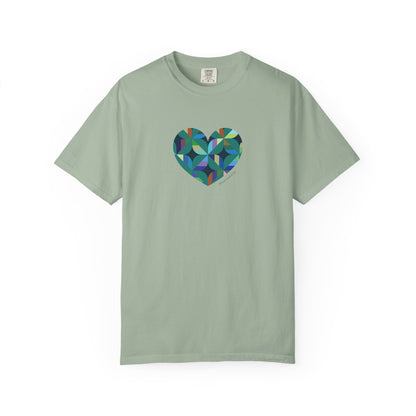 Colourful Heart T-Shirt, Gift for Her, Heart Design T-Shirt, #HeartsInMotion