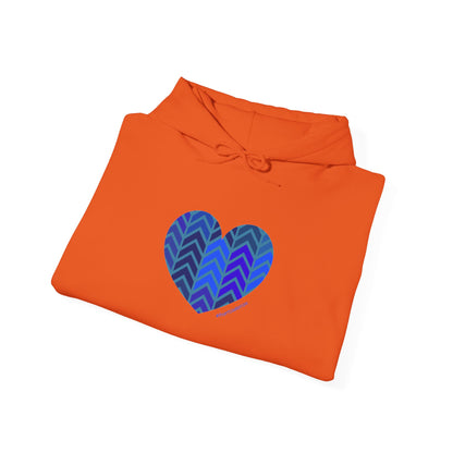 Cozy Heart Patterned Hoodie for Comfort and Style - #HeartsInMotion
