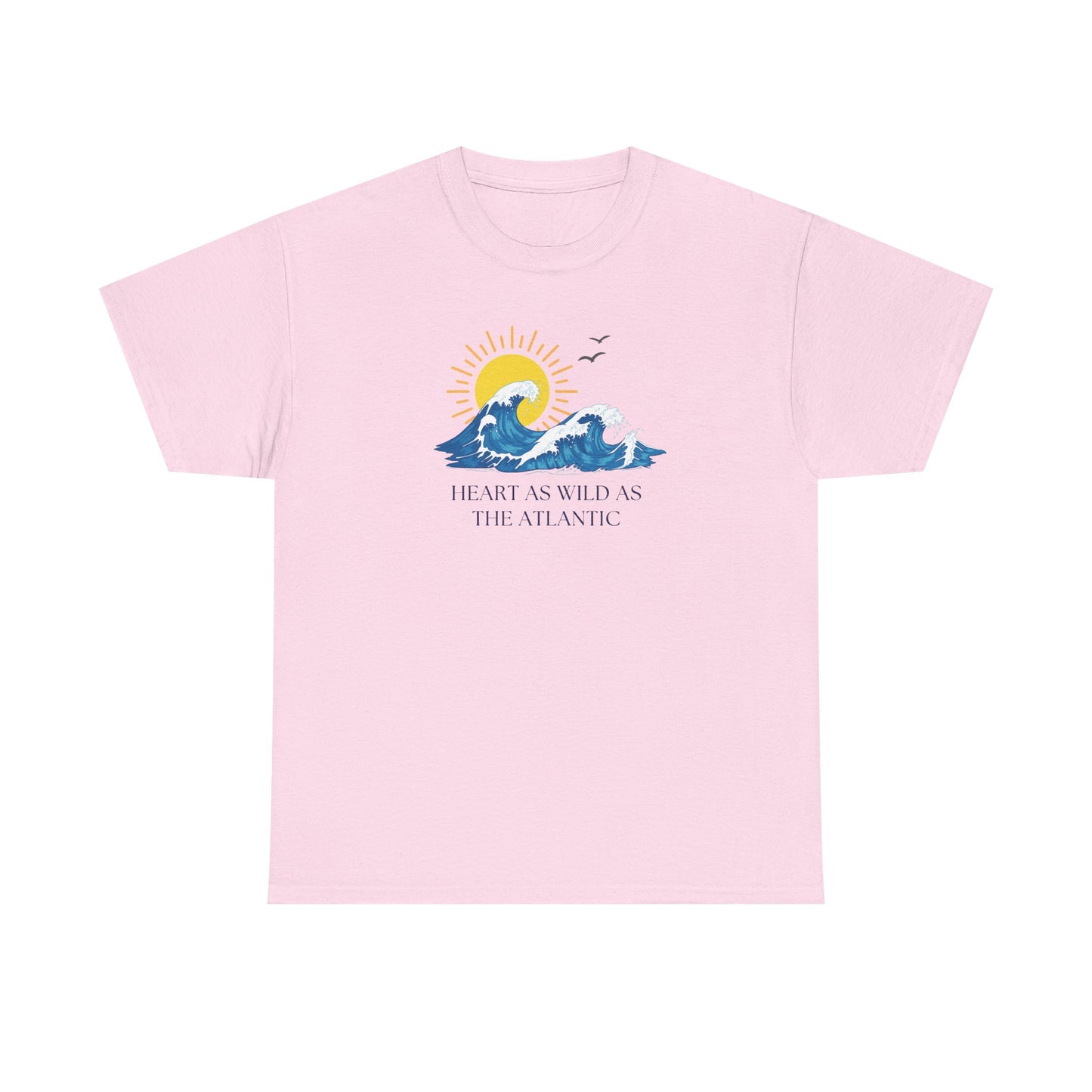 Heart As Wild As The Atlantic Unisex Tee, Ocean Lover T-Shirt