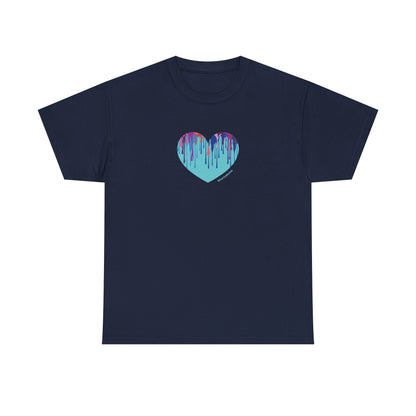 Dripping Heart Graphic Unisex - Perfect for Casual Wear - #HeartsInMotion